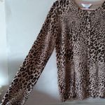 Time And Tru  leopard print women's sweater Photo 2