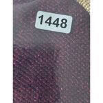 Jaclyn Smith Vintage Sweater Vest Sz L Burgundy Shimmery Holiday Party Button Up Photo 7