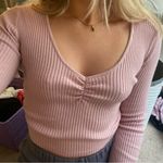 LA Hearts pink sweater top Photo 1