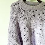 Aerie  knit lavender chunky sweater  Photo 3