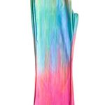 NWT ~ Tie Dye Vintage Look Groovy 70s Polyester Bell Bottom Flare Leg Pants ~ S Photo 3