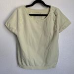Free People  Intimately Fitted Short Sleeve Tee T-shirt in Pale Yellow Photo 0