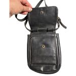 Ellington Rucksack Co Black Leather Crossbody Travel Organizer Small Sling Bag Photo 2