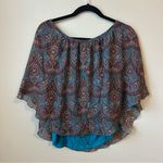 Carol Rose  chiffon batwing blouse Size XL Blouse Top Photo 2