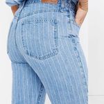 Madewell • The Perfect Vintage Jean: Pinstripe Edition crop ankle blue white Photo 10