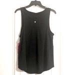Yogalicious Black Solid Tank Top Size XL NWT Photo 2