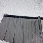 Abercrombie & Fitch Abercrombie Fitch Pleated Mini Skirt Women Large Gray Pinstripe Schoolgirl Y2K Photo 2