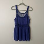 Free People indigo blue sleeveless mini dress size M Photo 8
