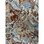 VTG 90s Anage Too Earth Tone Semi Sheer 3/4 Sleeves Sequin V Photo 2