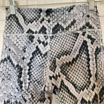 Varley Snakeskin Sycamore Mesh Panel Compression Leggings Ash Python Athletic XS Photo 6