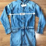 Retrofête  River Denim Button-Front Mini Dress Size XS Photo 7
