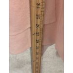 Magaschoni Women's Pink Wool Blend Open Front Knit Blazer Casual Jacket Medium Photo 3