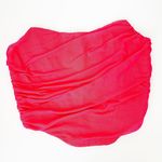 NWOT Strapless Corset Zip Back Top Size Medium Pink Photo 0