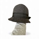 VINTAGE KATHY JEANNE CLOCHE Wool Grey Photo 1