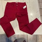 Fire Los Angeles  Dark Red Skinny Jeans Photo 0