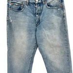 Free People  Universal Boyfriend Jean‎ Light Denim Size 30 Photo 4