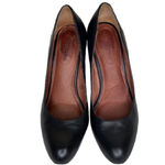 Corso Como Women’s Black Slip On Round Toe Leather High Heels Size 7.5M Photo 0