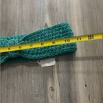 Teal handmade Knitted Headband Green Photo 3