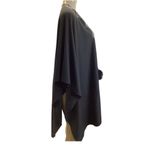 Marc New York  Andrew Marc Fuzzy Bedazzled Poncho Sweater Wrap One Size. New Photo 2