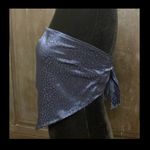 SheIn Satin Navy Tie Backless Bandana Tube Cami Tank Top size Medium with bag Photo 1