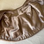 Vintage Light Brown Fur Stole Wrap Satin Lining Pockets Elegant Evening Shawl Size undefined Photo 5