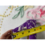 J.Crew Purple Floral Print Heels with Orange Bow Made in Italy Women's Size 8.5 Photo 4