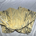 Anthropologie Anna Sui lace up side Corset Dress | 4 Yellow Photo 11