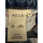 Alice + Olivia AO.LA Amazing High Rise Girlfriend Slim Raw Hem Jeans Size 28 Photo 1