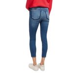 Good American  Good Legs Crop Shadow Pockets in INDIGO008 Wash Size 10 / 30 NWOT Photo 10