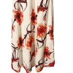 Foxiedox  white‎ midi dress red white floral NWOT Small Photo 4