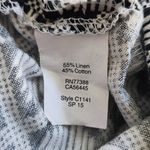  Black and White Diamond Print Shorts Size 2 j crew Linen Shorts Photo 6