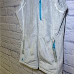 Outdoor Research Vest Womens Size SP Fleece Hooded Gray Blue Warm Winter Photo 4