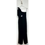 Dress the Population Tiffany One-Shoulder Jumpsuit in Black Size Small NWT Photo 5