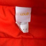 Lole  Just Cardigan women’s small orange quilted full zip Photo 5