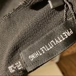 Pretty Little Thing NWT  Black Oversized Button Front Shirt Dress Women Size 6 Photo 2