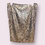 Chico's Chico’s Silver Sequin Stephanie Pencil Skirt Metallic - size small Photo 0
