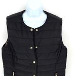 Tommy Bahama Women's Leopard Print Reversible Puffer Vest Black Size Medium NWT Photo 2