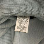 Cotton Emporium  Womens Sweater V Neck Low Back Twist Light Blue Size S Photo 3