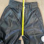 Maniere De Voir black faux leather trousers. brand new with tags Photo 6