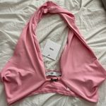 Edikted NWT Adika “Angel” Pink Halter Neck Women Top small Photo 3