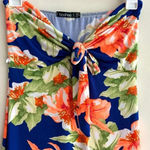 Boohoo  Tropical Tube Top Dress, Floral Stretch Tube Dress, Size 6 Photo 5