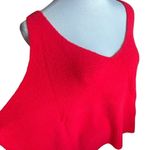 A New Day NWT Womens Vibrant Red Fuzzy Sleeveless Tank Top Sweater - Sz 4x Photo 3