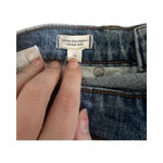 Madewell  The Mid-rise Perfect Vintage‎ Jean Distressed Cut Off Size 28 Photo 3