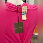 Tommy Bahama Tambour Sleeveless Shirred Faux Wrap Top - Rose Bed - XL - NWT Photo 7