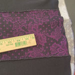 Avenue  polka dot plus size 30/32 ribbed dress purple black Photo 7