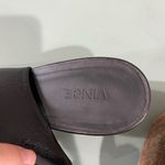 Vince Addie Black Leather Peep Toe Bootie Heel Size 8.5 Photo 7