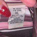 Lee  pink brown contemporary striped long sleeve button Down shirt Photo 6
