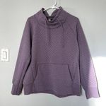 GreenTea purple pullover sweatshirt pockets thick warm fleece women size XL Photo 0