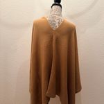 Appleseed's Warm Tan Knit Poncho cardigan Size L Photo 3