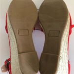 Time And Tru  Ruffle Wedge Sandal Size 11 Red New Photo 7